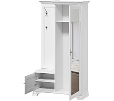 Шкаф с вешалкой Кентаки PPK/110P белый