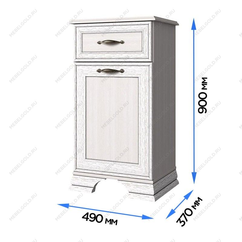 Тумба Тиффани 1D1S вудлайн кремовый | изображение 2