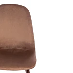 Стул BREEZE (mod. 4724), Велюр/металл, 44 х 53 х 87 см, Brown (коричневый) HLR11 / орех | изображение 5
