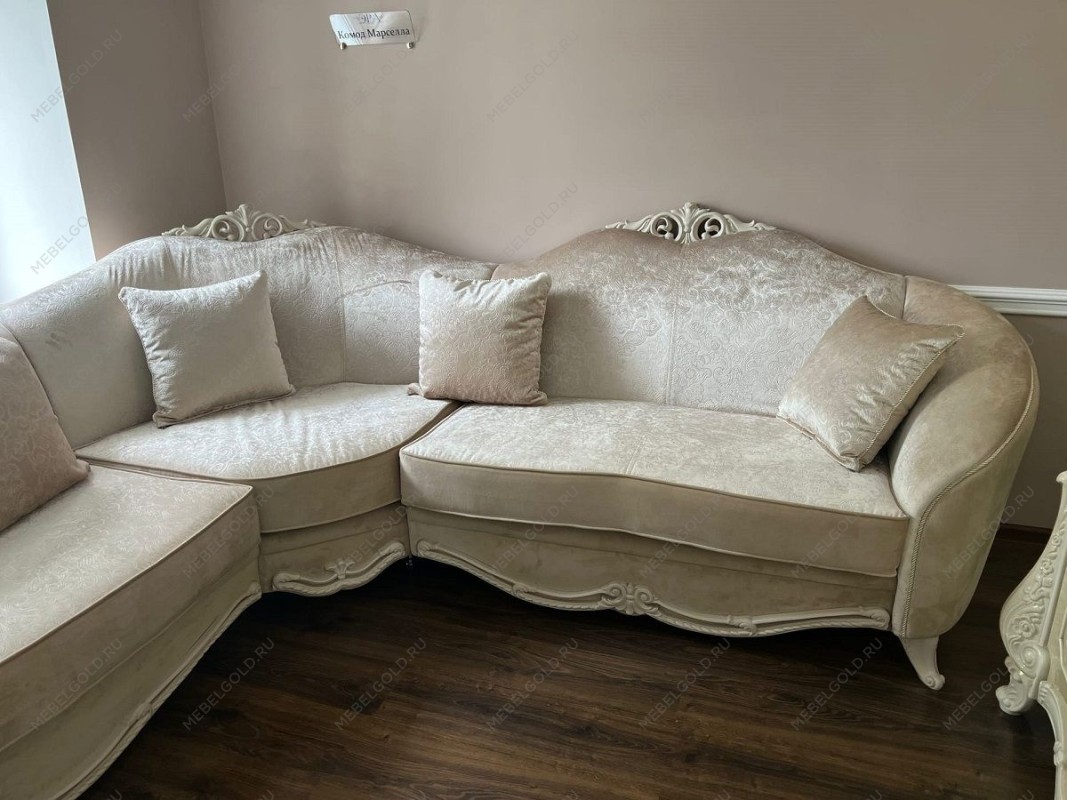 Диван Мокко угловой 2-у-1 бежевый | изображение 2