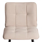 Барный стул Bari/Бари, велюр, бежевый, 7, 45х56х110 см | изображение 5