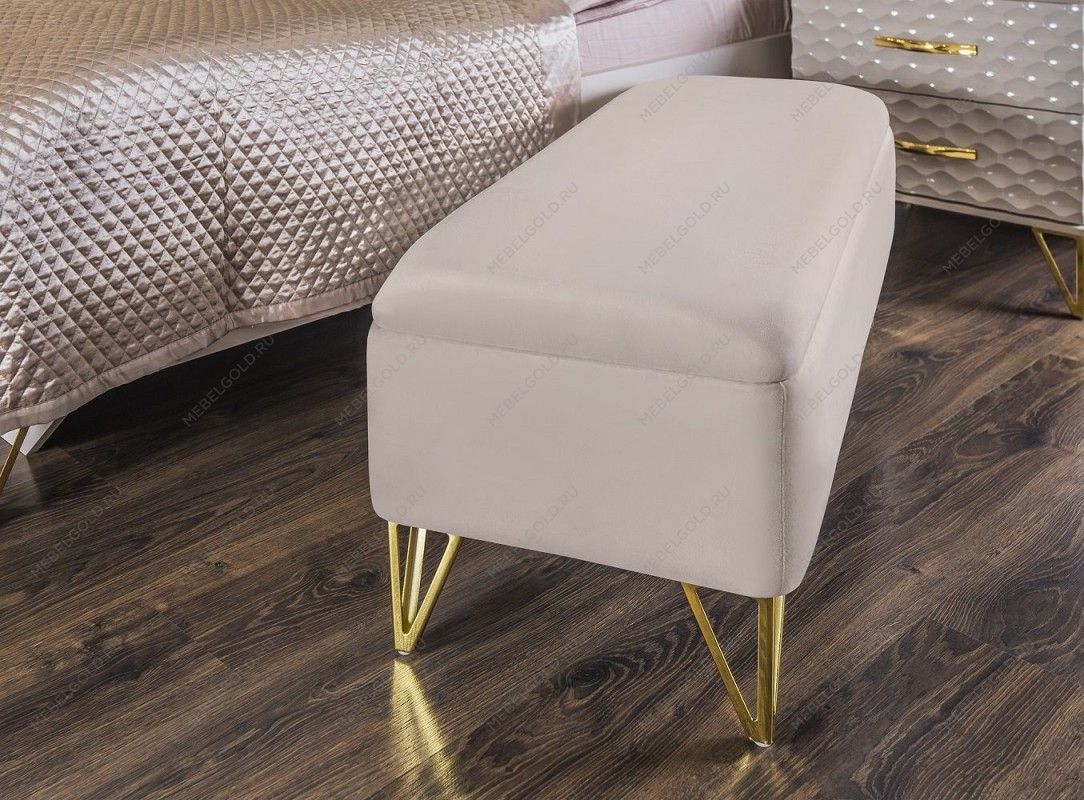 Банкетка Лара бежевый глянец | изображение 9