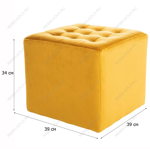 Пуф Signal LORI VELVET (карри) | изображение 1