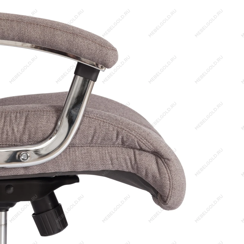 Кресло Trust (max), ткань рогожка Nice, мокко (серо-бежевая) | изображение 7