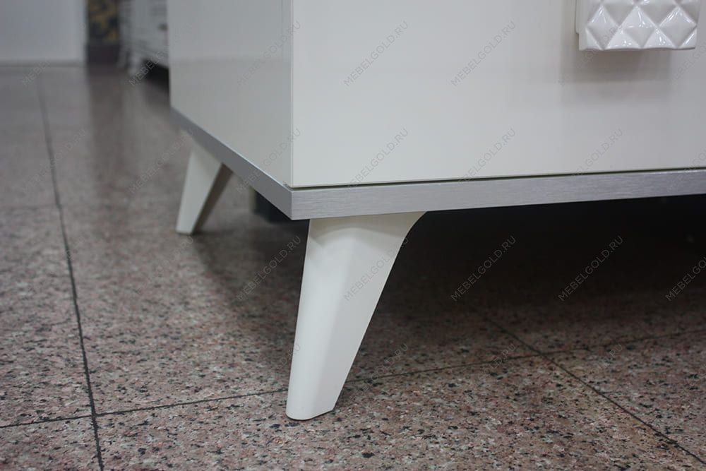 Шкаф 2-х дв. для платья Диора слоновая кость/серебро ДШ2/2 | изображение 6