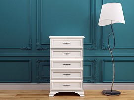 Комод Кентаки KOM5S белый