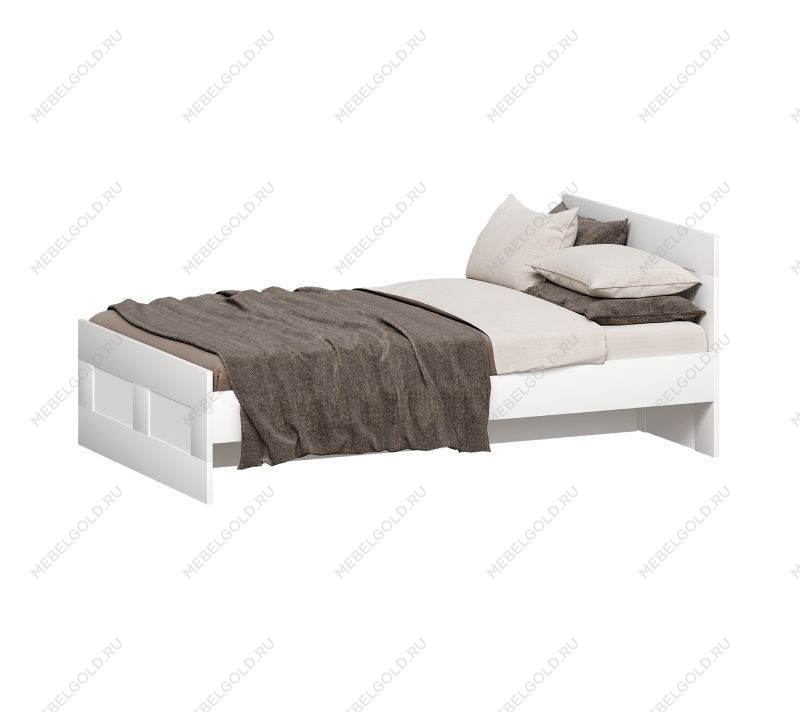 БРИМНЭС / СИРИУС кровать двойная ИКЕА / IKEA 120х200 белая | изображение 1