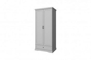 Шкаф Валенсия 2DG1S серый