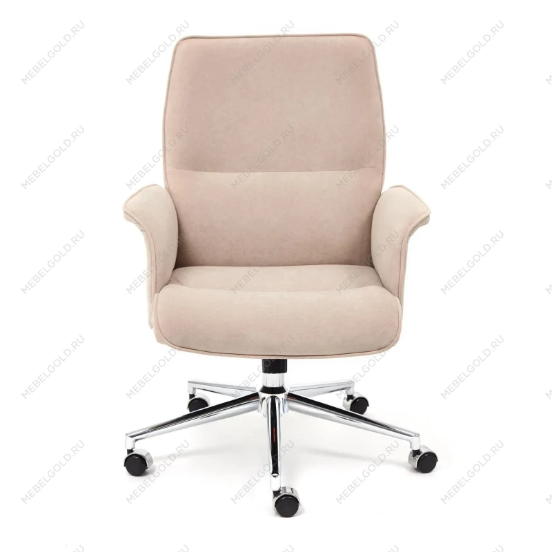 Кресло YORK, флок, бежевый, 7 | изображение 1