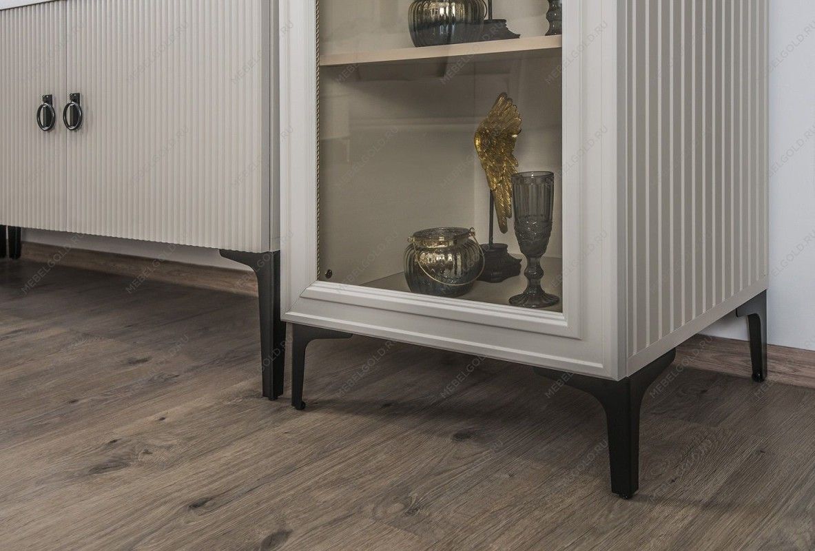 Гостиная Стелла 1+тв+2 светло серый камень | изображение 12