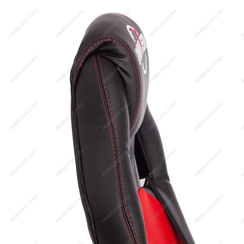 Кресло DRIVER (22), кож/зам/ткань, черный/красный, 36-6/TW-08 | изображение 10