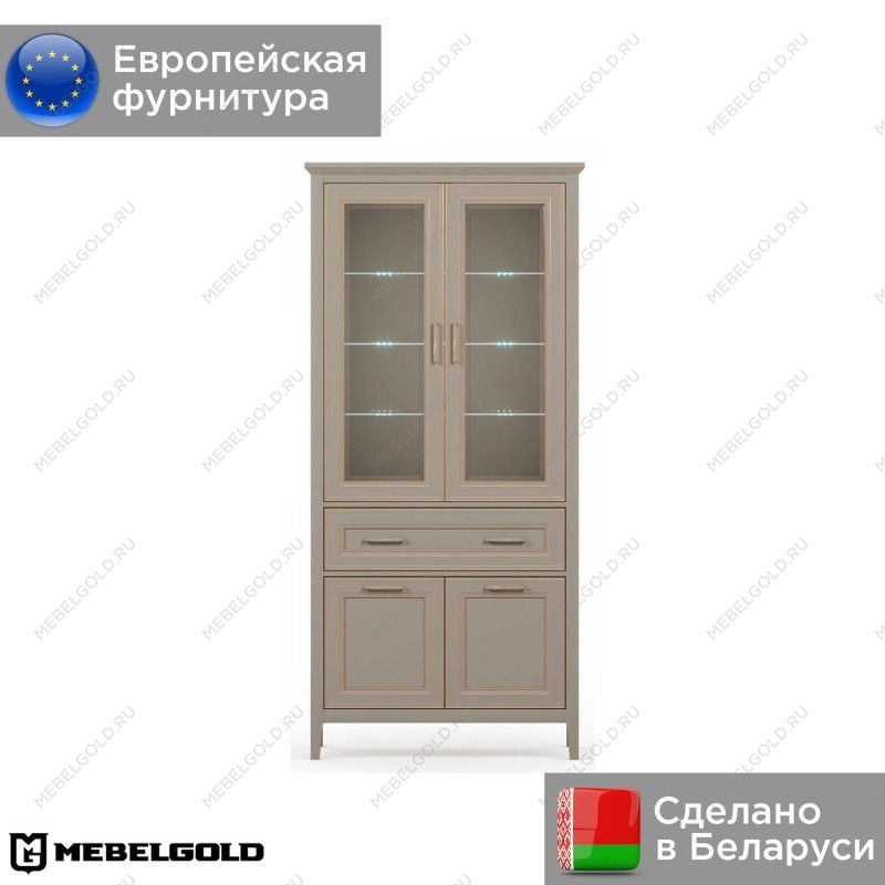 Шкаф-витрина Классик REG2W2D1S с подсветкой | изображение 1