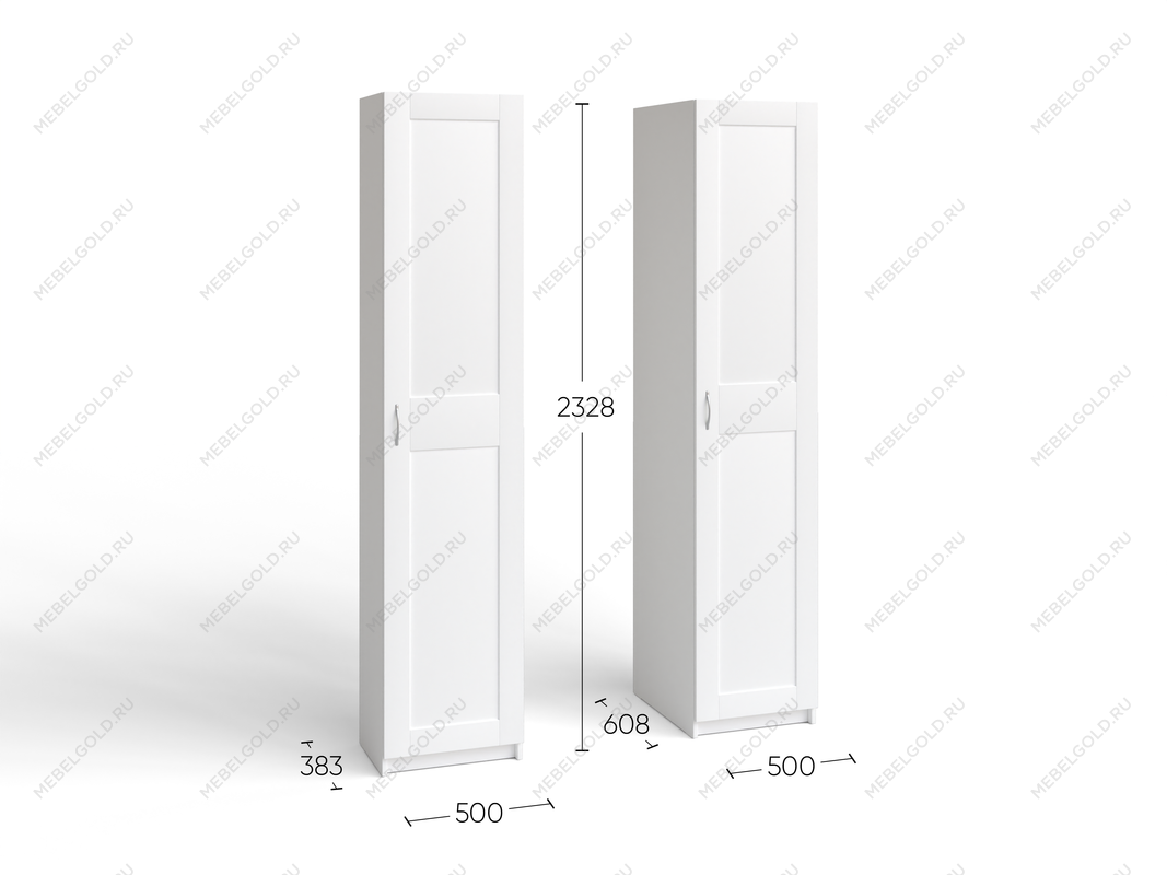 Шкаф МАКС однодверный узкий, ДСП, цвет Дуб Венге | изображение 3