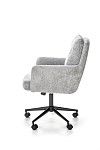 Кресло компьютерное Halmar FLORES (светло-серый/черный) | изображение 2
