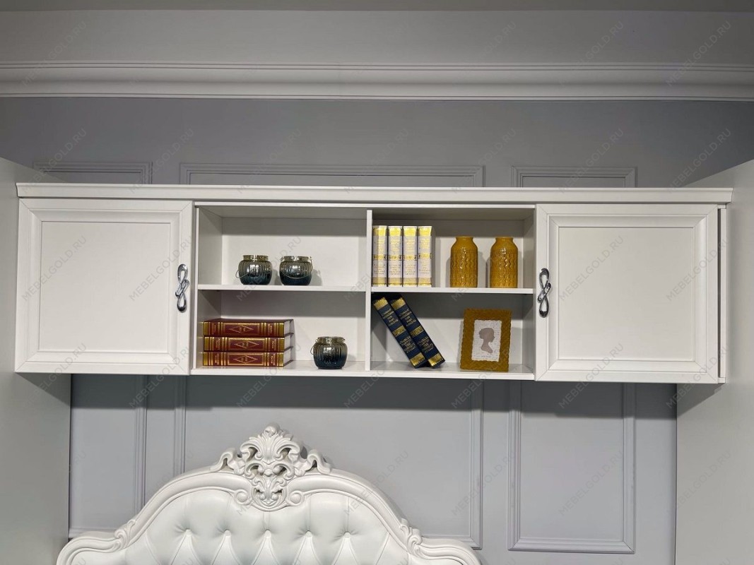 Секция навесная мост Мишель белый матовый | изображение 4