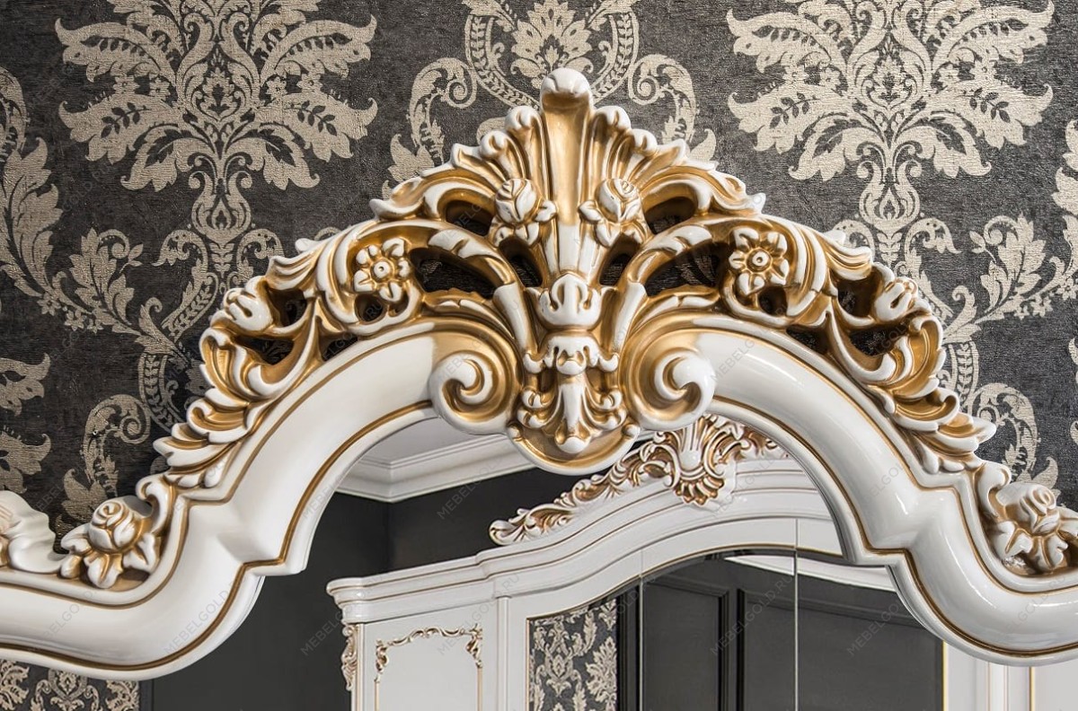 Туалетный столик Флоренция белый перламутр глянец | изображение 4