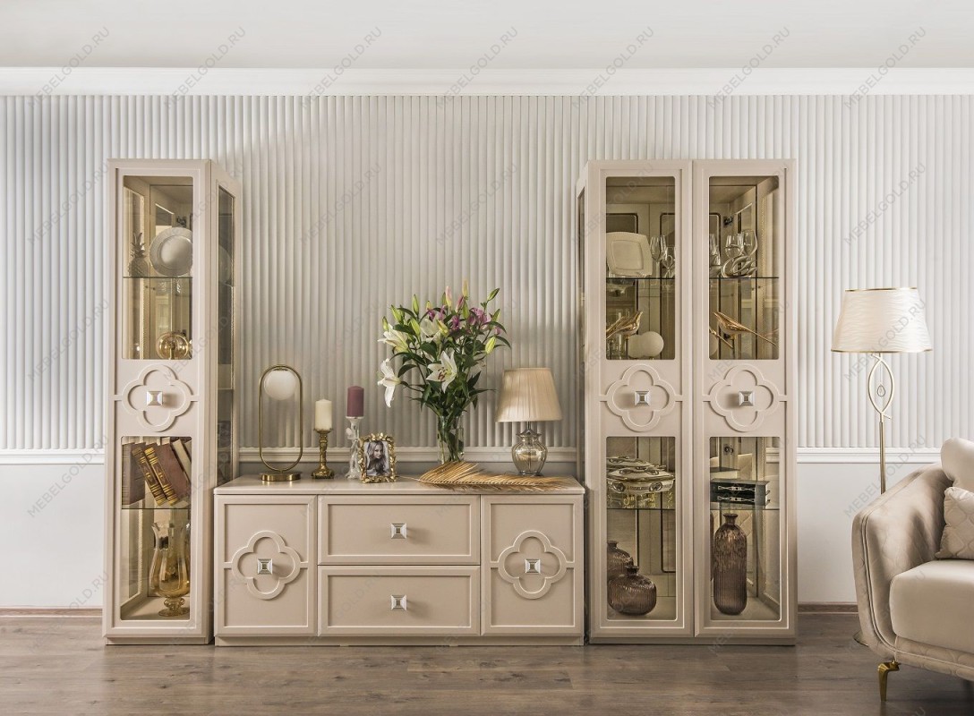 Гостиная Фелисия 1+тв+2 мокко