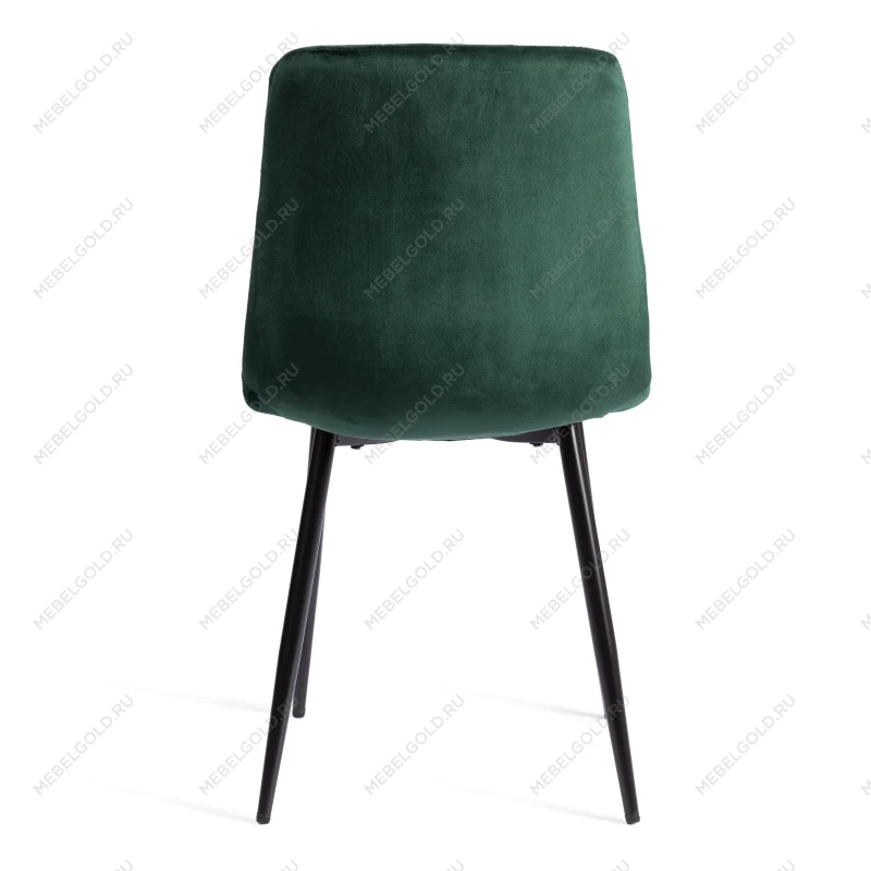 Стул CHILLY (mod. JSC-220), Велюр/металл, 44,5х52,5х88 см, dark green (темно-зеленый) HLR57 / черный | изображение 3