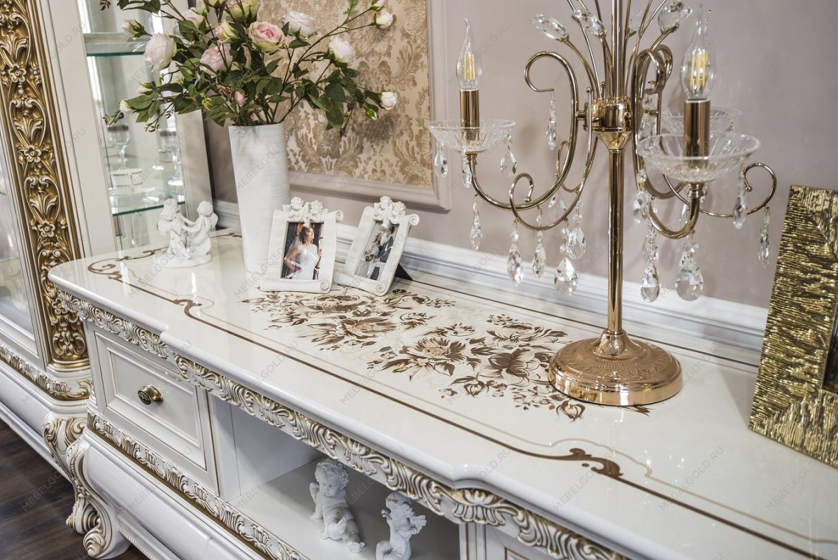 ТВ Тумба Алсу белый глянец | изображение 4