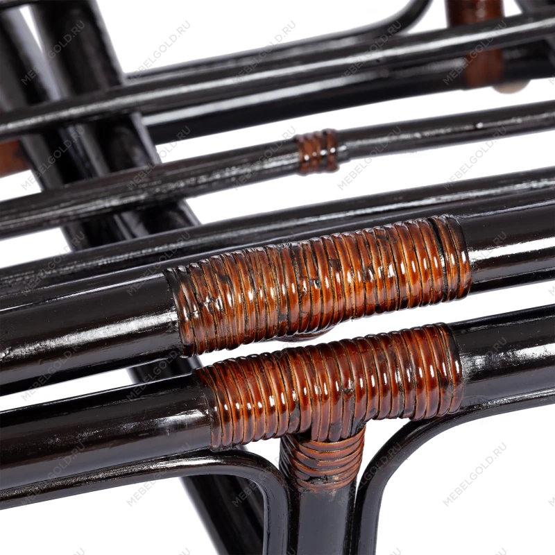 Диван MAMASAN/МАМАСАН 23/02 W/без подушки, 169х102х80 см, Antique brown (античный черно-коричневый) | изображение 4