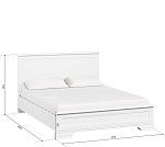Кровать Кентаки LOZ/160x200 белый | изображение 2