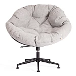 Кресло CLOUDE, рогожка/металл, 97х98х90-96см, серо-бежевый, 3M 16/2 | изображение 5