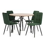 Стул обеденный Asti, велюр, 47х54х86, Deep Forest (изумруд) | изображение 13