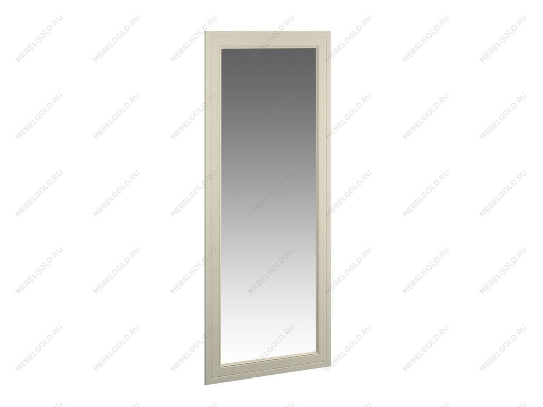 Дверь шкафа-купе зеркальная, Сиена (846*19*2082) Береза бежевая, 12318