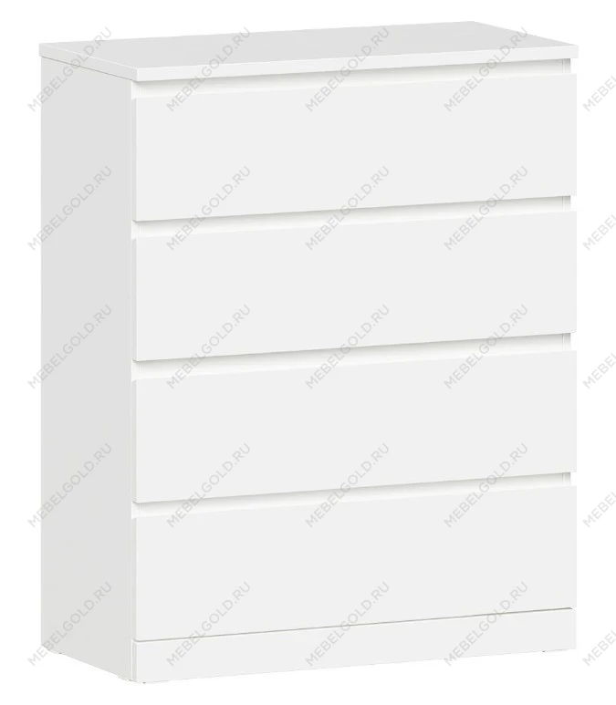 МАЛЬМ / VARMA Комод ИКЕА / IKEA 4, 80x100x40, пигмент, белый