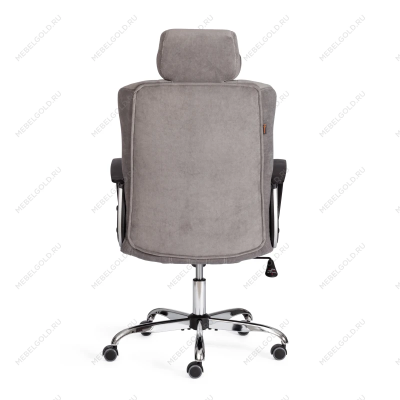 Кресло OXFORD хром, флок, серый, 29 | изображение 3