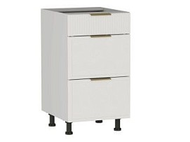 Стол с ящиками СЯ-45 (140/284), Берта (450*528*820) Экокожа Белый, 25322