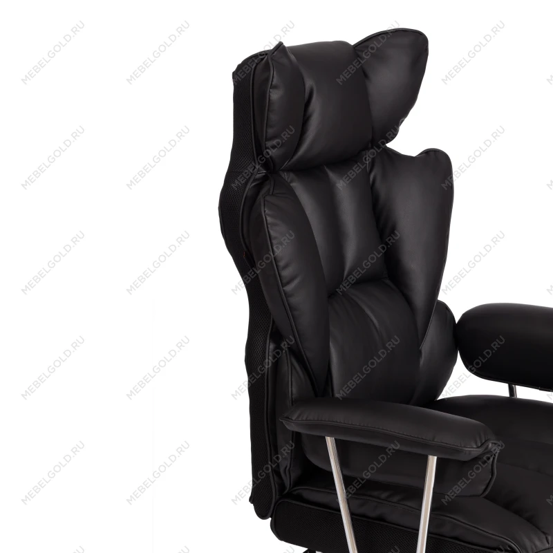 Компьютерное кресло Comfy CR, кож/зам, черный | изображение 12