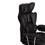 Компьютерное кресло Comfy CR, кож/зам, черный | изображение 12