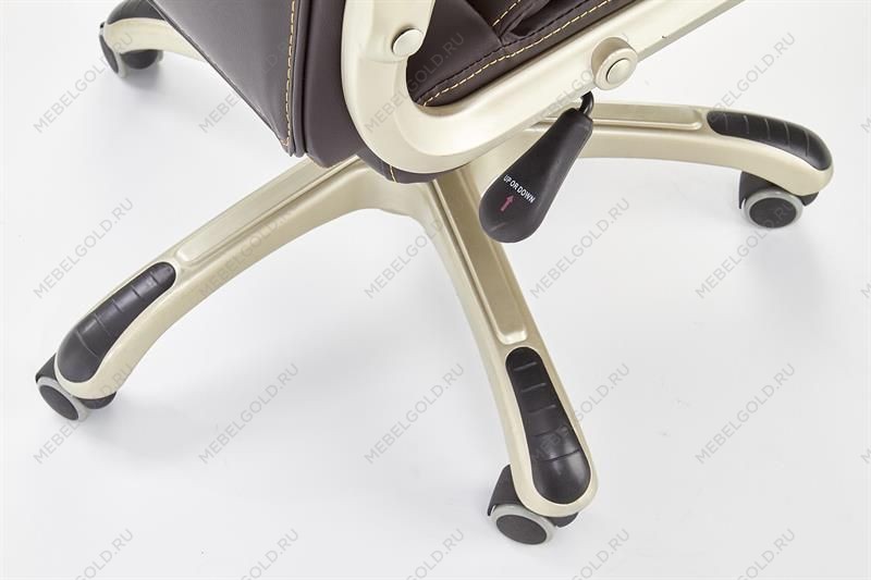 Кресло компьютерное Halmar DESMOND (темно-коричневый) | изображение 5