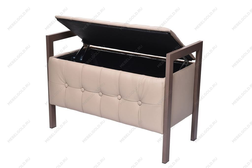 Пуф Луго (Леон) бежевый