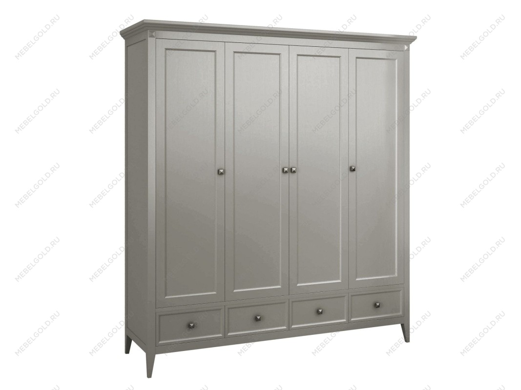 Шкаф четырехстворчатый Manhattan (Серый) | изображение 1