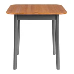 Стол Соната Люкс/Sonata Lux table, 75х75х75 см, массив сосны, антик /графит, 75х75х75 см | изображение 1