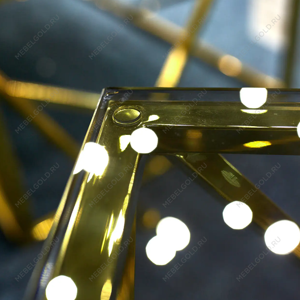 Стол журнальный Signal SILVER A (дымчатый/золотой) | изображение 3