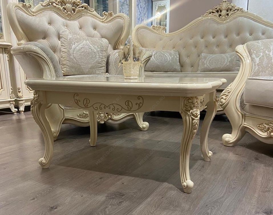 Балашиха - Столик прямоугольный Джоконда крем глянец