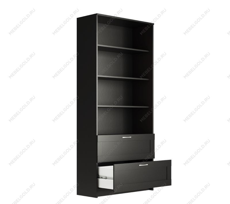 БРИМНЭС / СИРИУС Стеллаж ИКЕА / IKEA 2 ящика 78х190 Дуб Венге | изображение 2