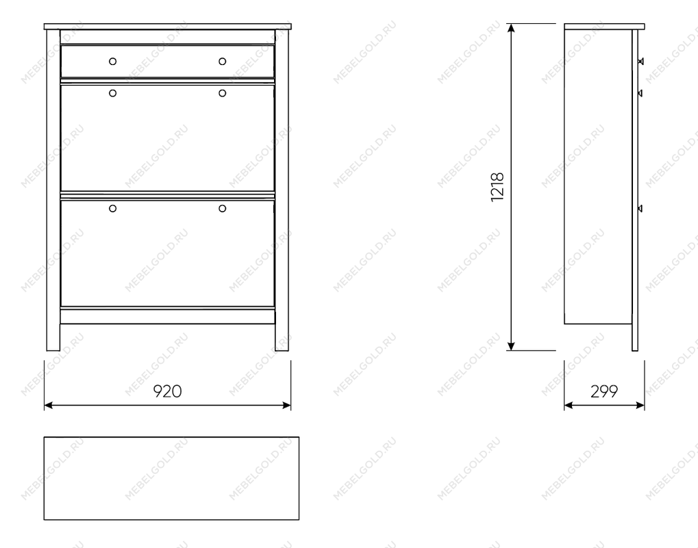 САГА тумба для обуви 92х122 серая/ясень | изображение 1