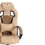 Кресло DRIVER (22), кож/зам/ткань, бежевый/бронза, 36-34/TW-21 | изображение 5