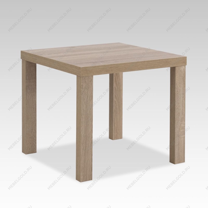 ЛАКК / ЭНКЕЛЬ Журнальный стол ИКЕА / IKEA 50, тамбурат, дуб беленый | изображение 1