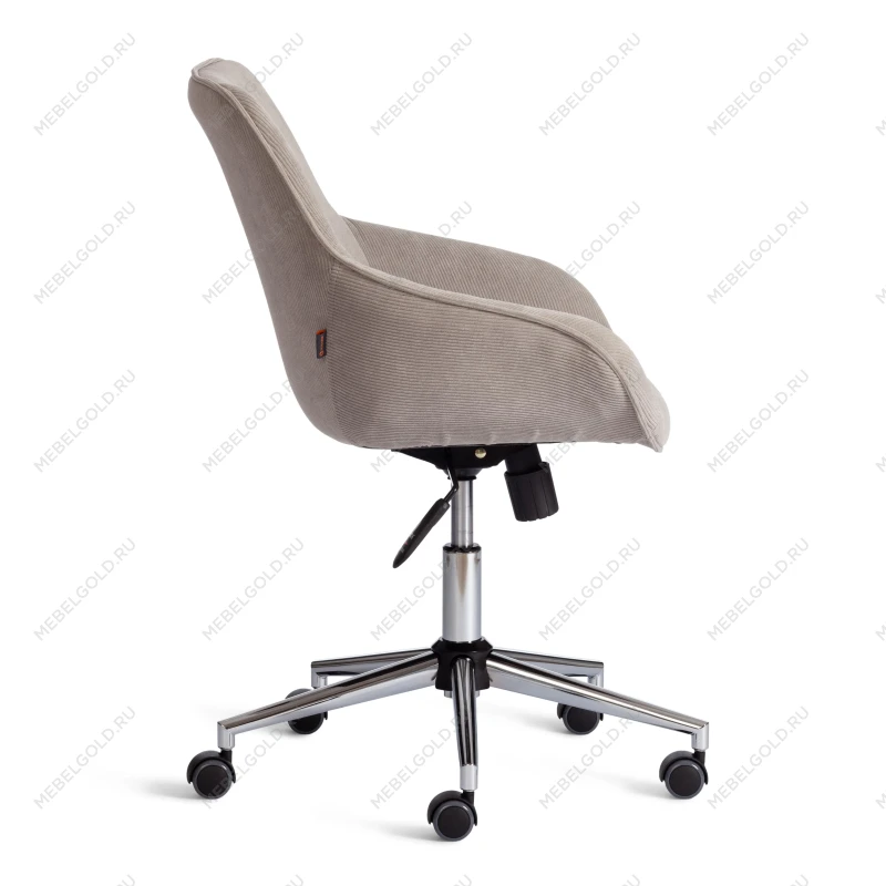 Кресло DUBLIN хром, вельвет, серый | изображение 1