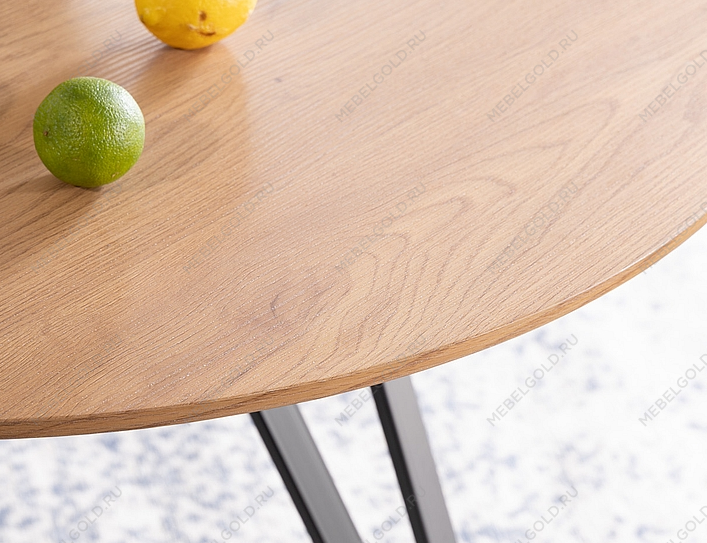 Стол обеденный Signal TETIS (дуб/черный) | изображение 2