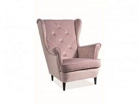 Кресло Signal LADY Velvet Bluvel 52 (античный розовый)