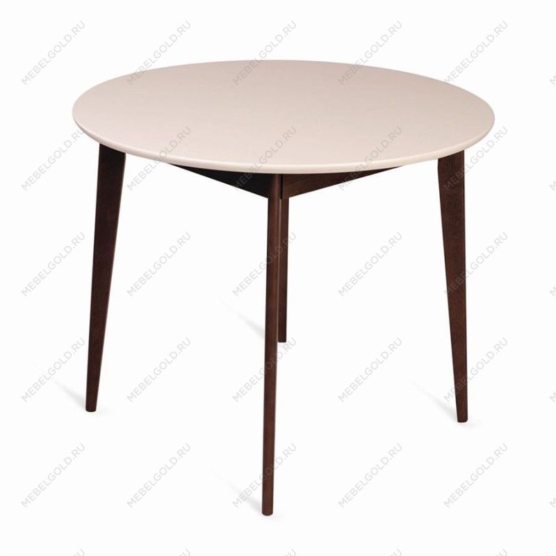Стол Рэй-d900 (темный тон/слоновая кость 9001) Круглый | изображение 2