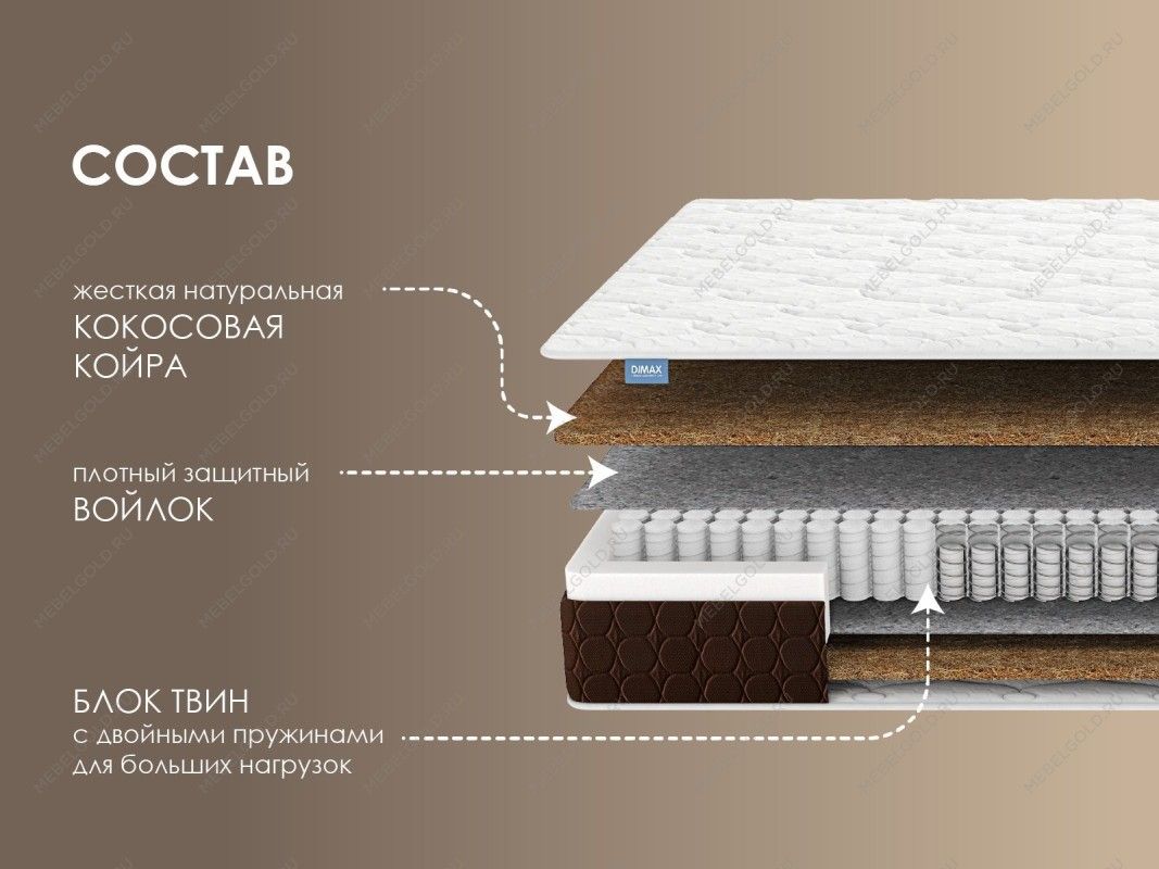 Матрас Твин хард 180х190 | изображение 1