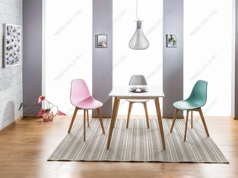 Стул кухонный Signal MORIS (светло-серый/бук) | изображение 4