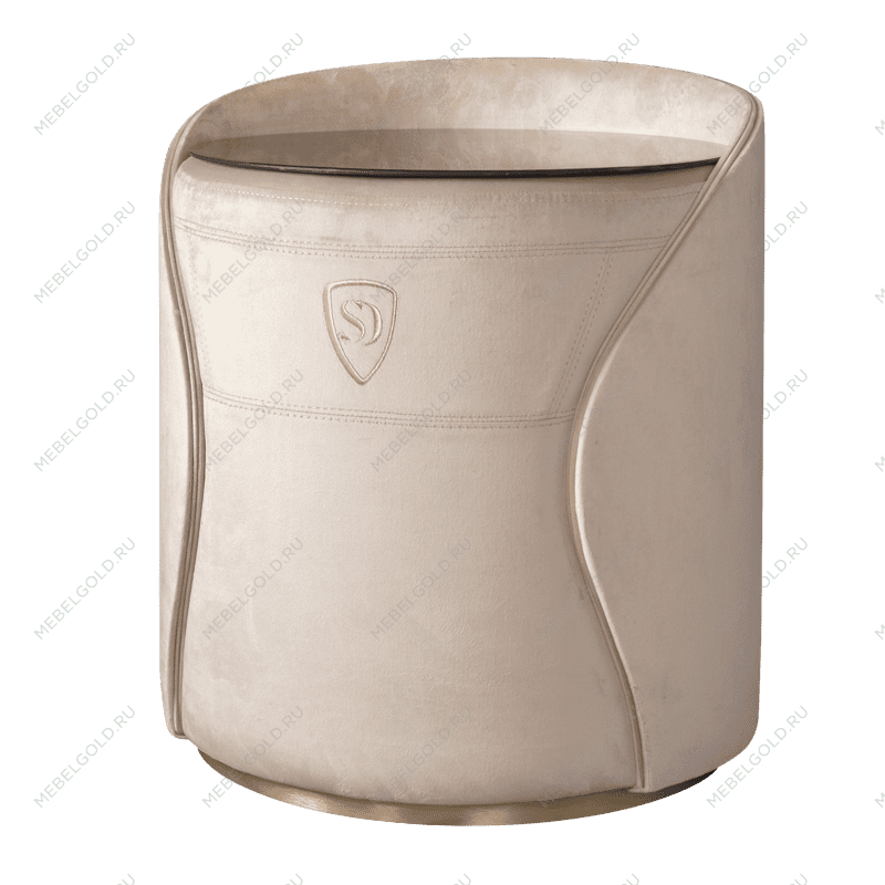 Пуф-тумба Жемчужный берег (бархат) золото Sweet dreams PS-101